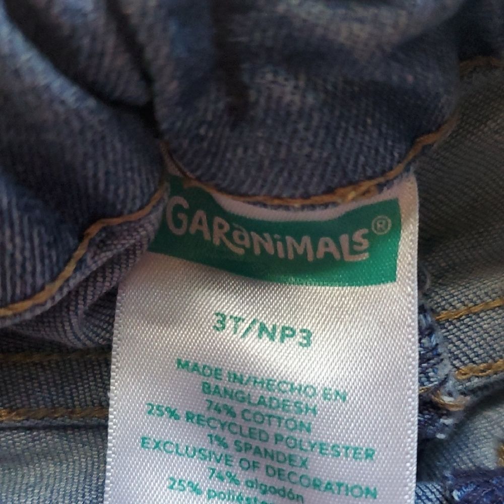 Garanimals Boys 3T Classic Blue Jeans With Adustable Waistband π5/$10π - Picture 2 of 5